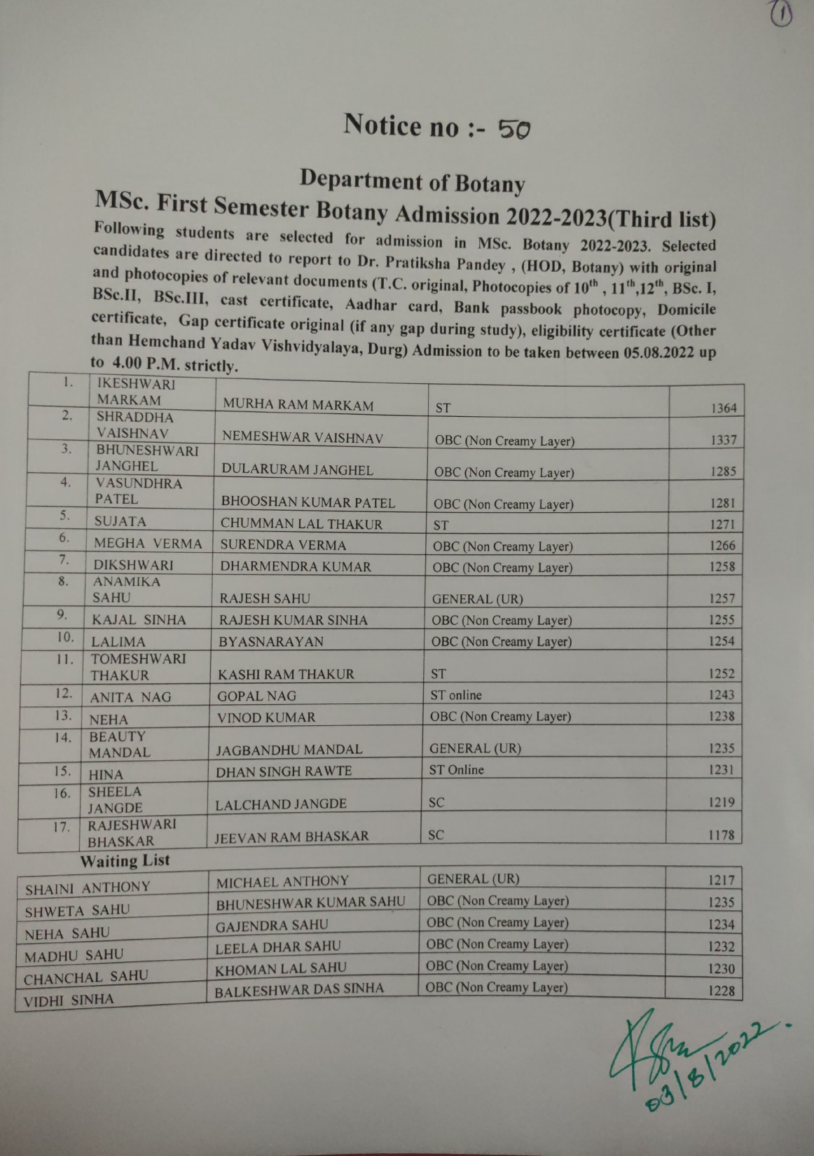 Latest News | Bhilai Mahila Mahavidyalaya Latest News | Bhilai Mahila Mahavidyalaya